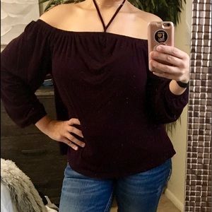 Super cute wine colored top